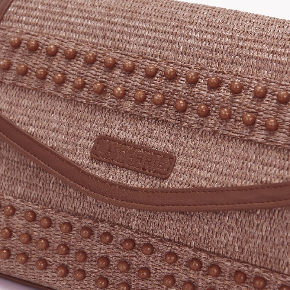 La Carrie BORSA A SPALLA MALIBU CUOIO Outlet