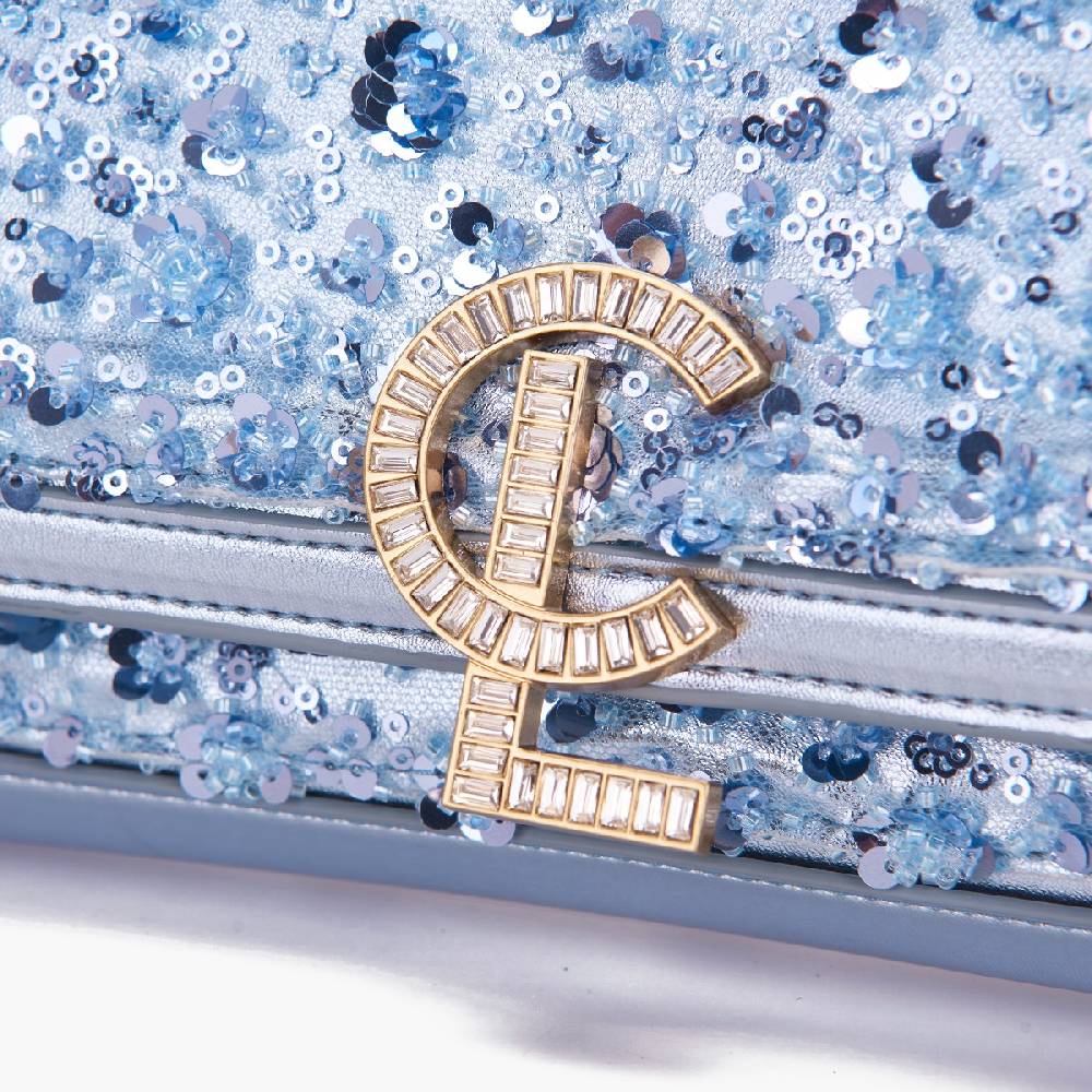 La Carrie POCHETTE NIGHT EDITION BLUE Moda