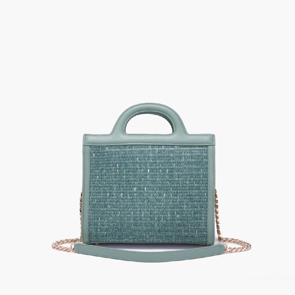 La Carrie BORSA SHOPPING MALIBU GREEN Spedizione Gratuita