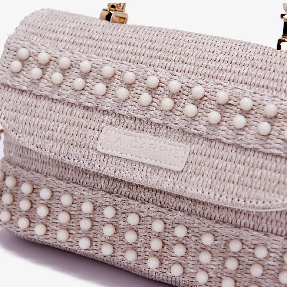 La Carrie BORSA A MANO MALIBU IVORY Negozi Online