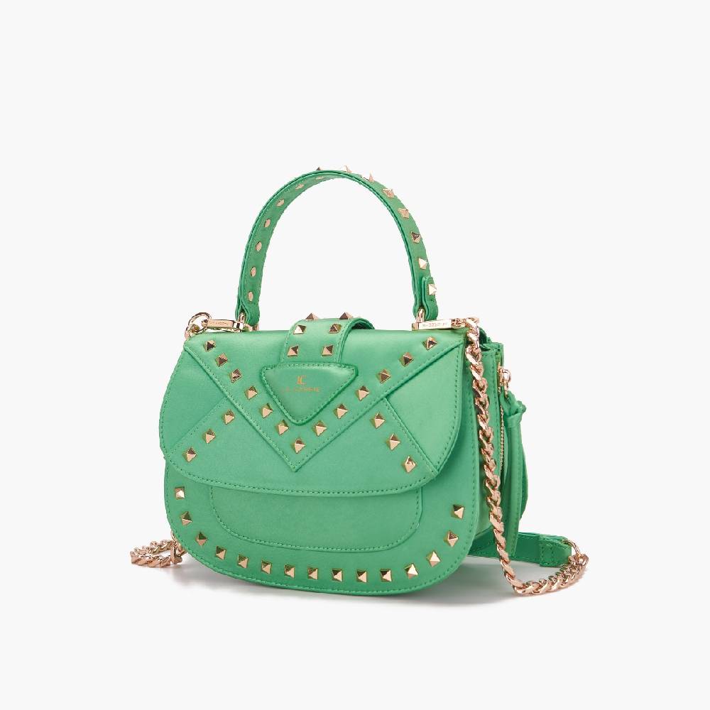 La Carrie BORSA A MANO THUNDER GREEN Sottocosto