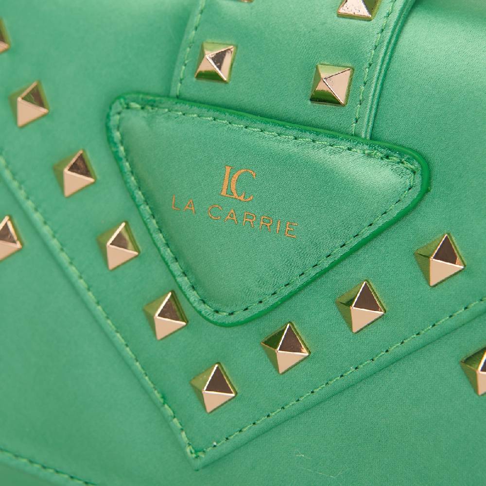 La Carrie BORSA A MANO THUNDER GREEN Sottocosto
