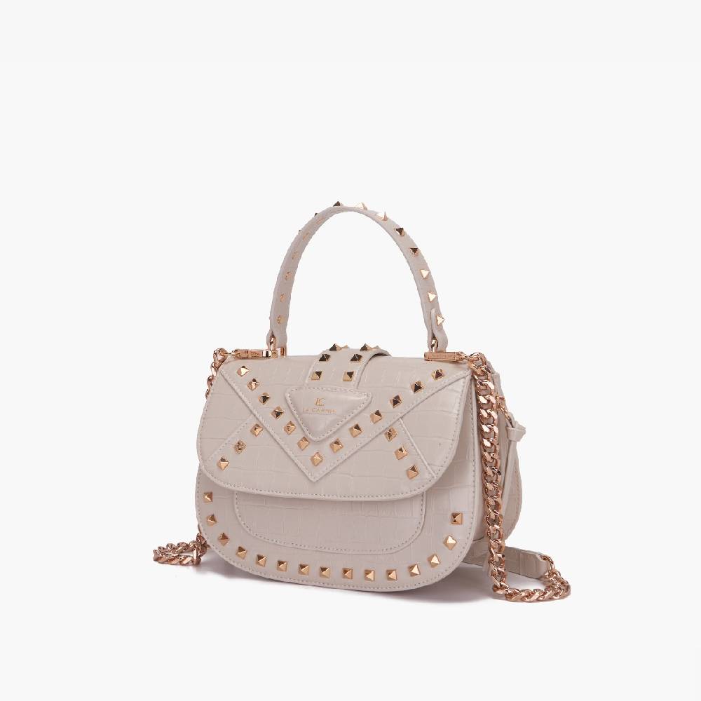 La Carrie BORSA A MANO THUNDER IVORY Sconto