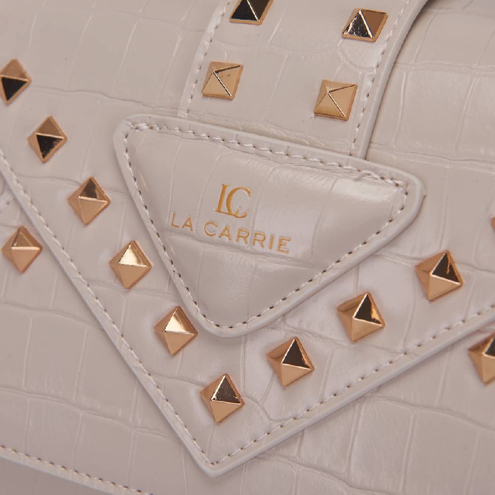 La Carrie BORSA A MANO THUNDER IVORY Sconto