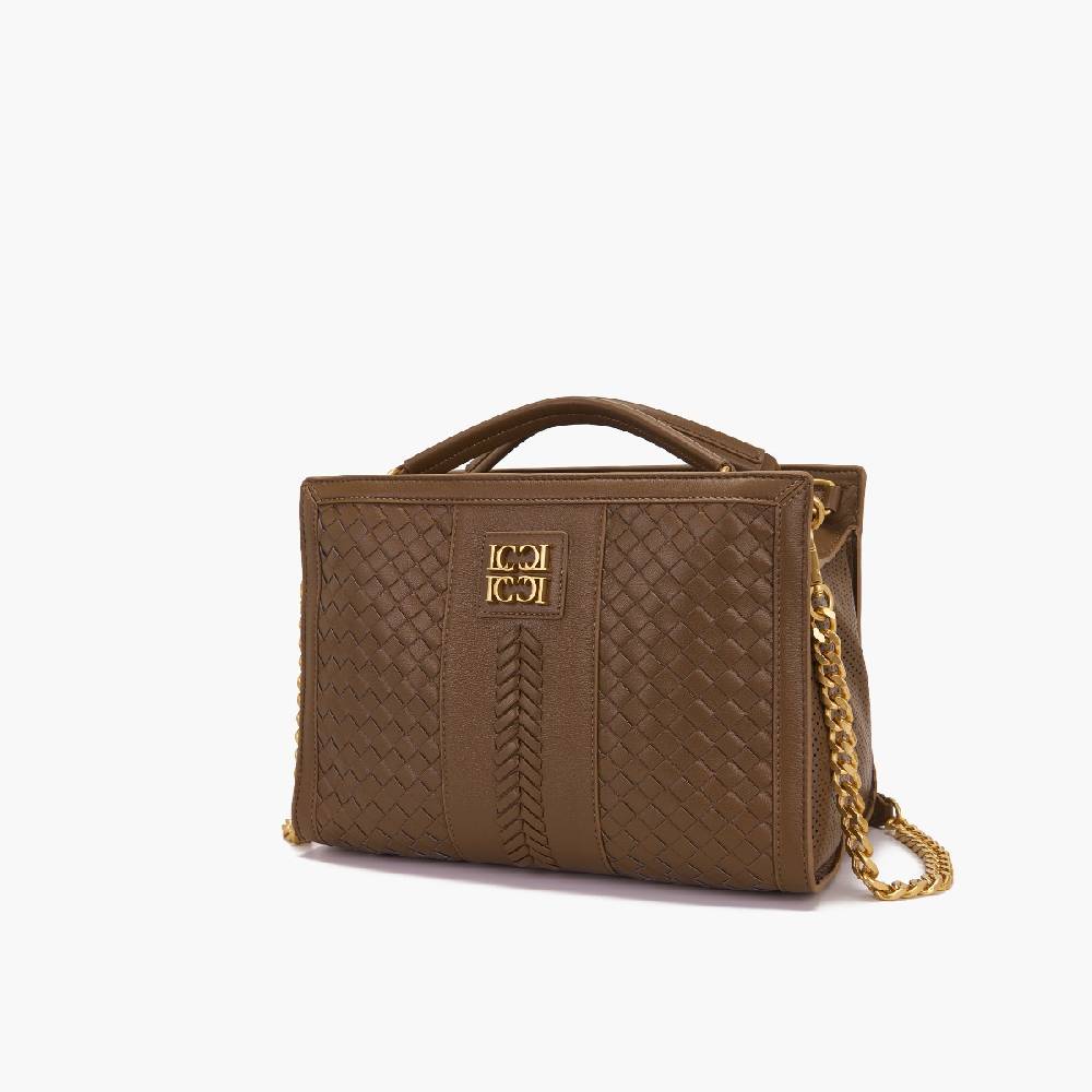 La Carrie BORSA SHOPPING PATAGONIA DARK BROWN Online
