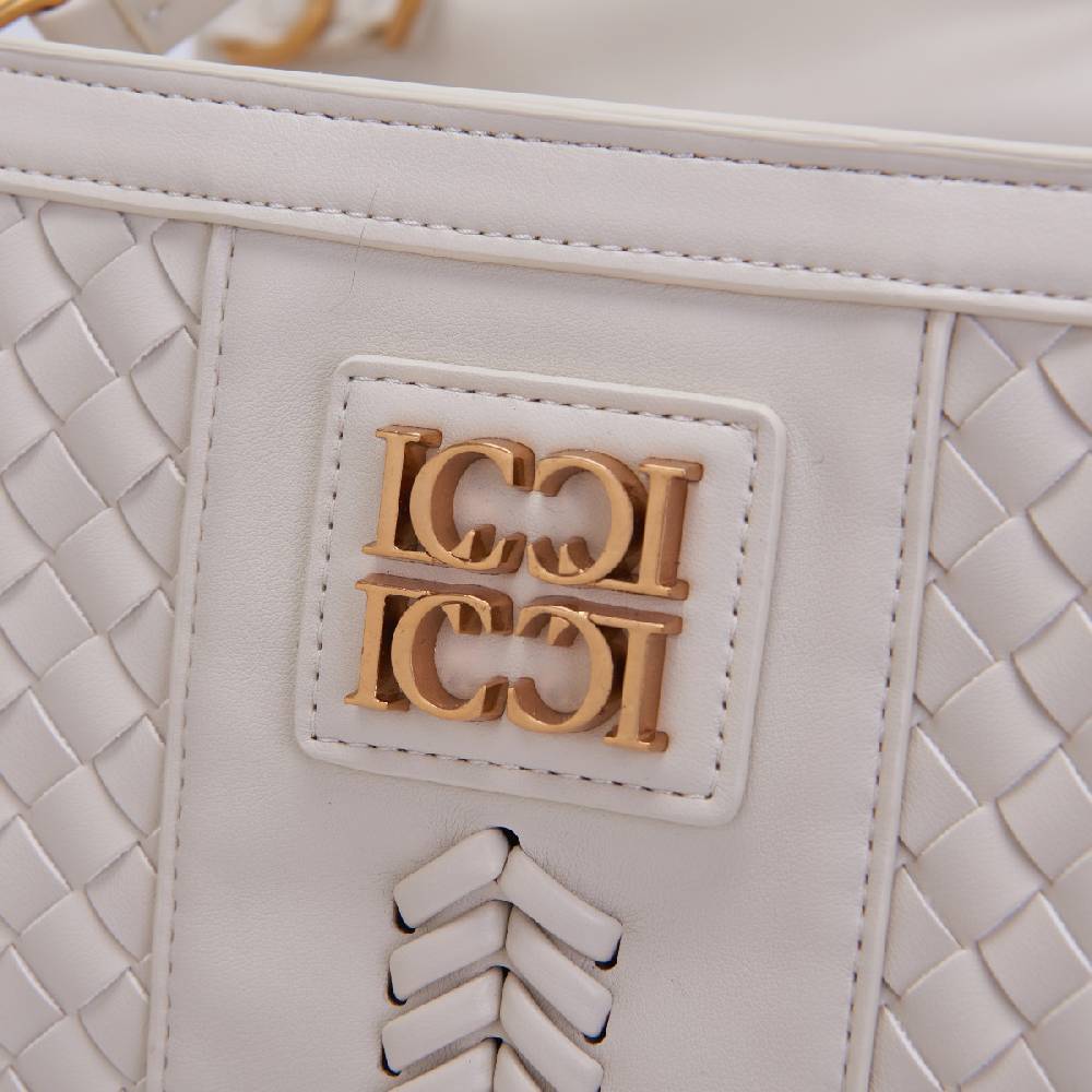 La Carrie BORSA SHOPPING PATAGONIA IVORY Outlet