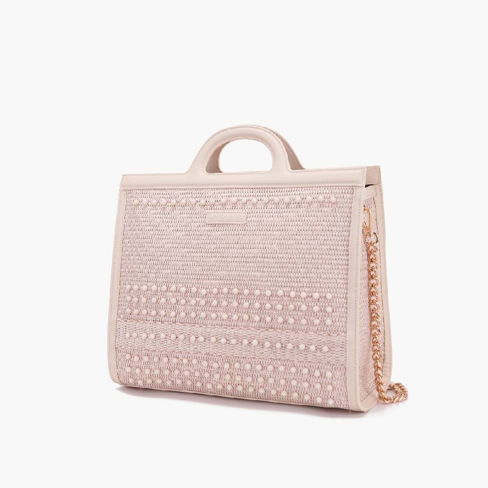La Carrie BORSA SHOPPING MALIBU PINK In Vendita