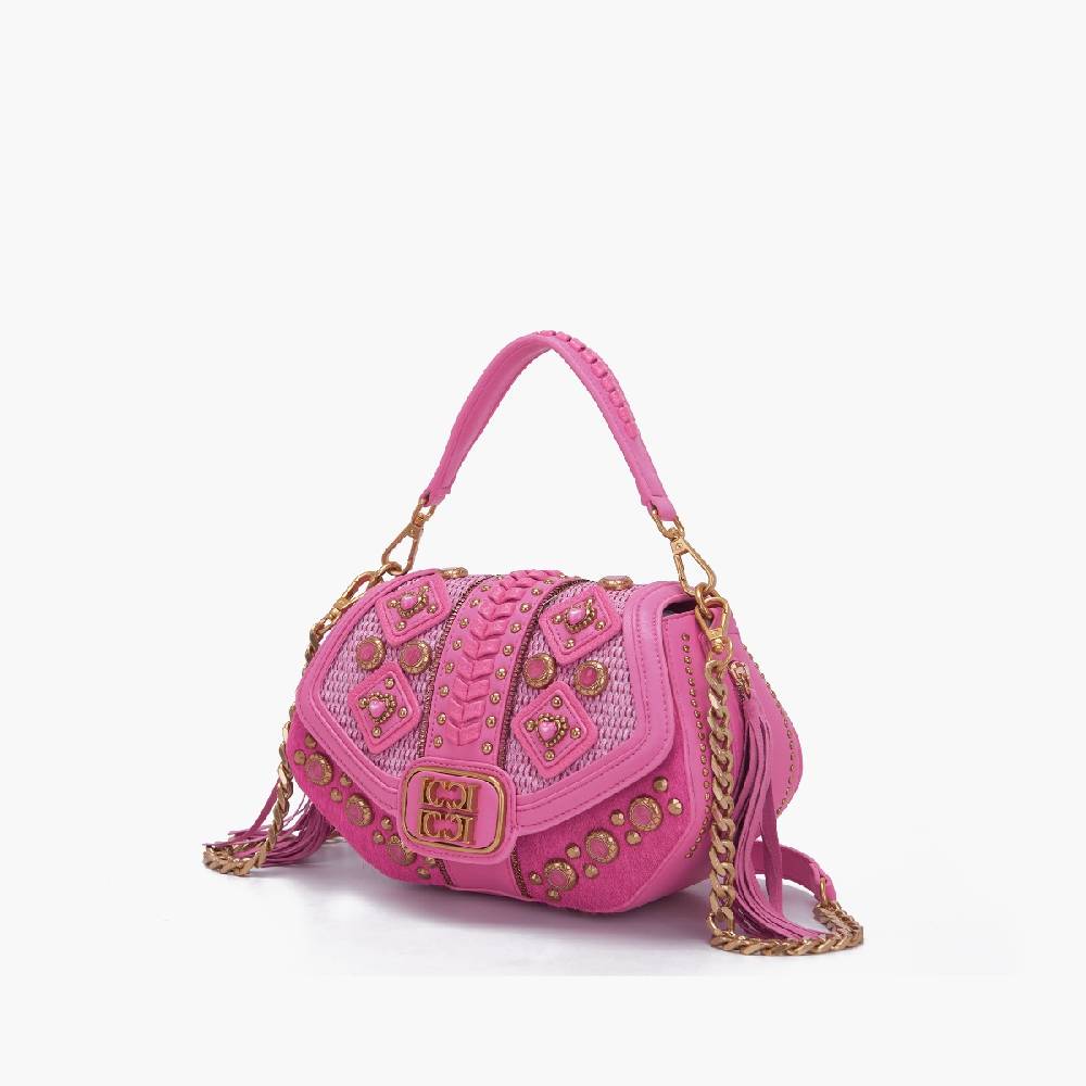 La Carrie BORSA A MANO FICUS FUXIA Negozio