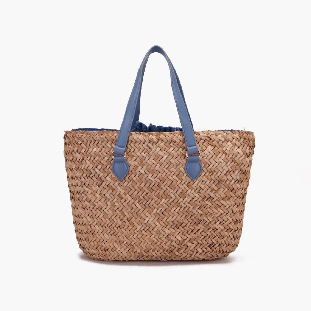 La Carrie BORSA SHOPPING SEASALT JEANS Nuova