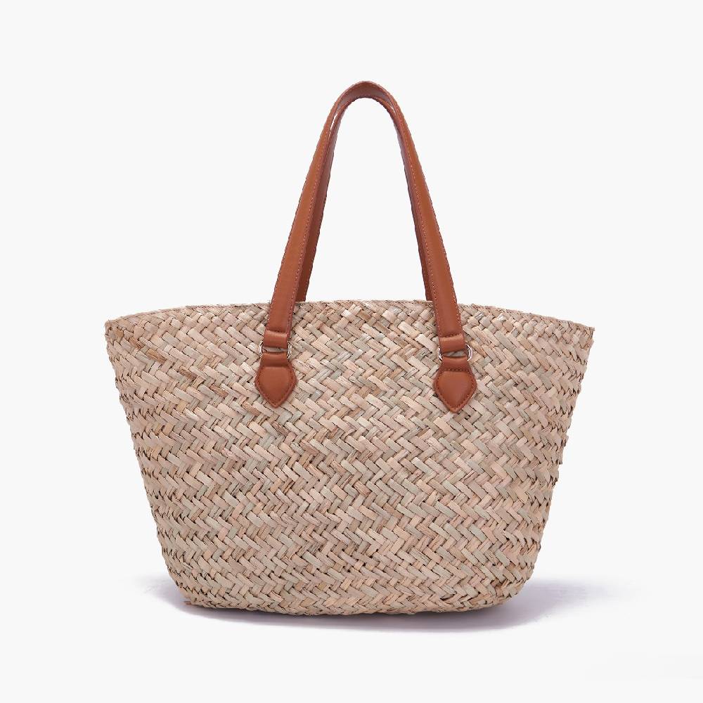 La Carrie BORSA SHOPPING SEASALT CUOIO Moda