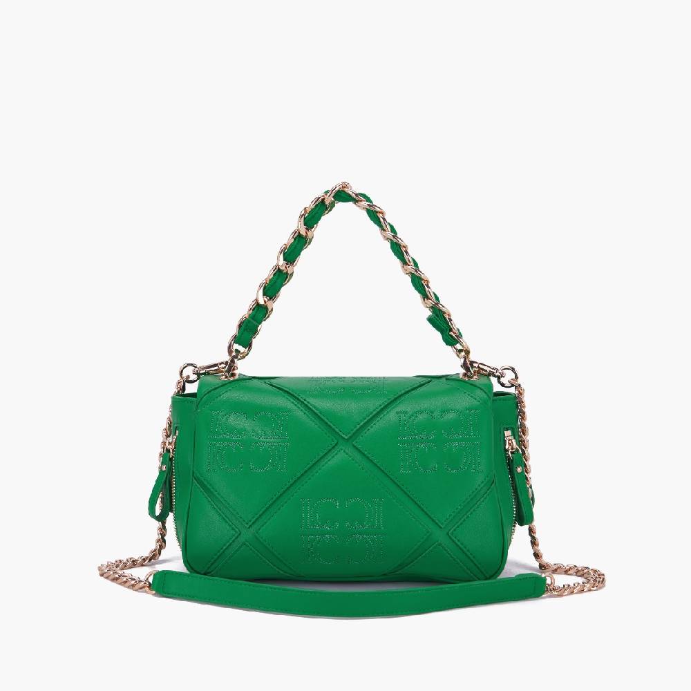 La Carrie BORSA A SPALLA PICHT DARK GREEN Affare Del Giorno