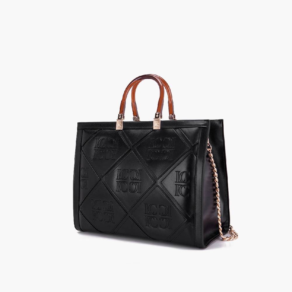 La Carrie BORSA SHOPPING PICHT NERA Sottocosto