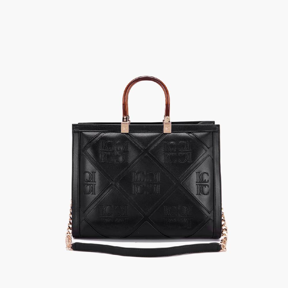 La Carrie BORSA SHOPPING PICHT NERA Sottocosto