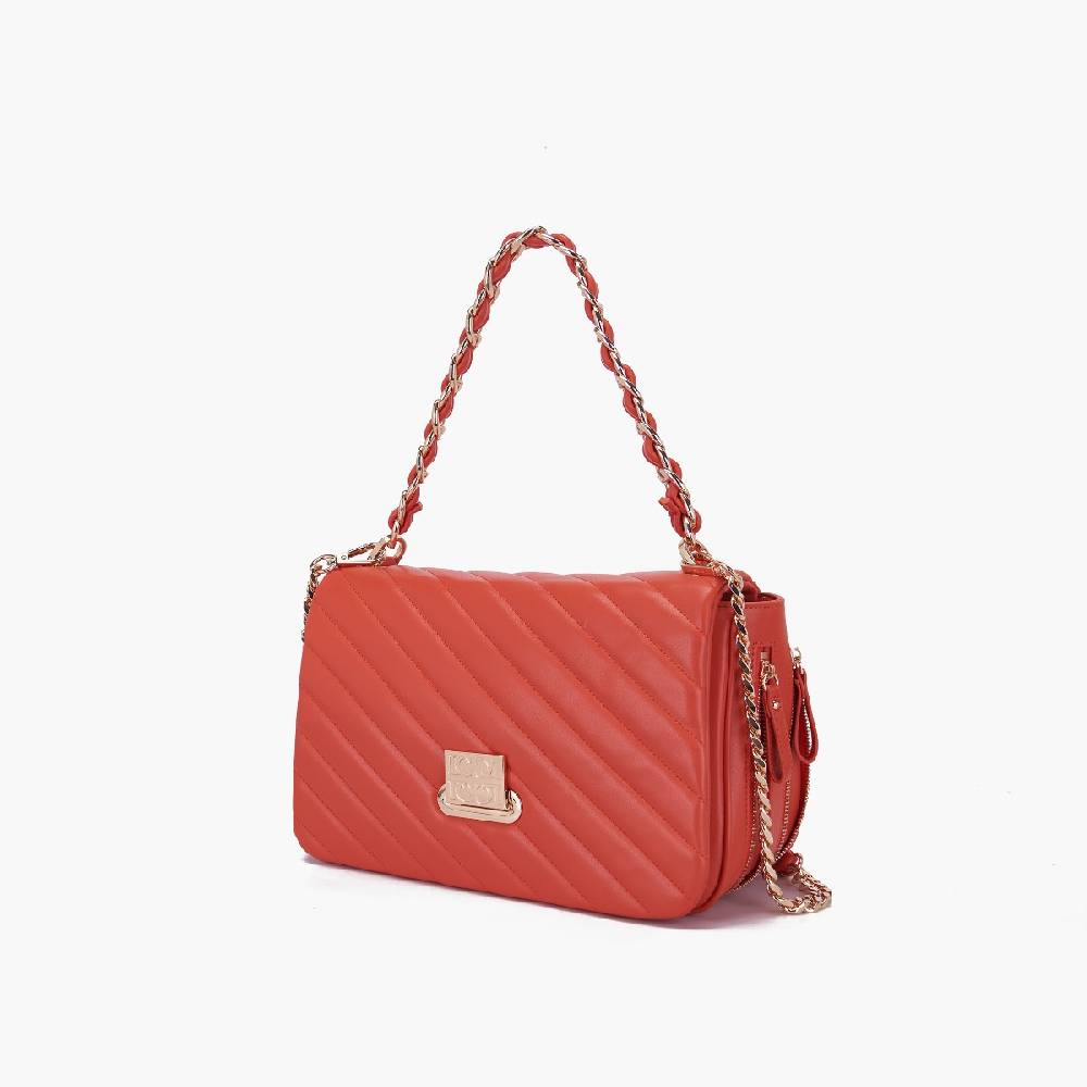 La Carrie BORSA A SPALLA TOUCHY ORANGE Sconto