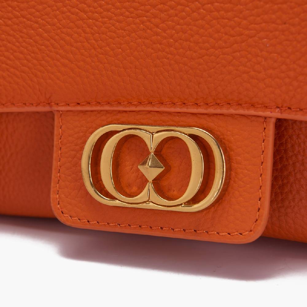 La Carrie BORSA SHOPPING ATENA ORANGE Vendita Calda