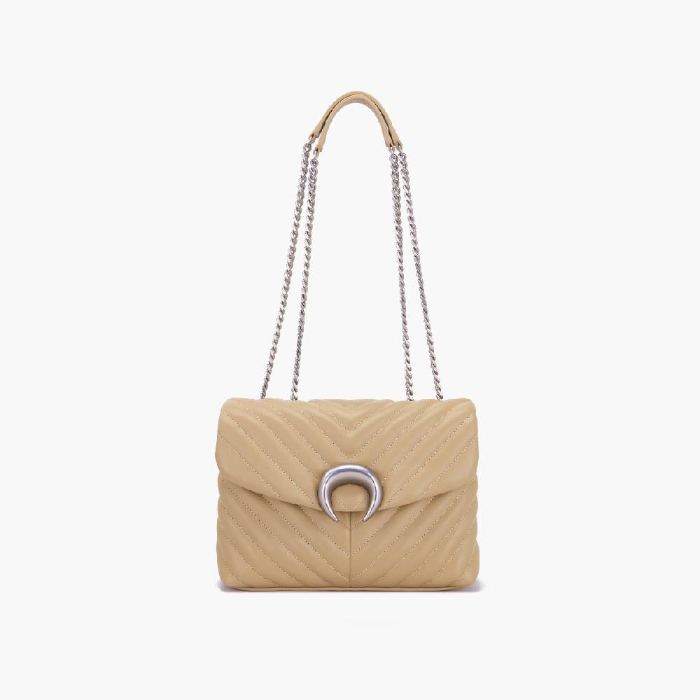 La Carrie BORSA A SPALLA MOONLIGHT TAUPE Prezzo Ridotto