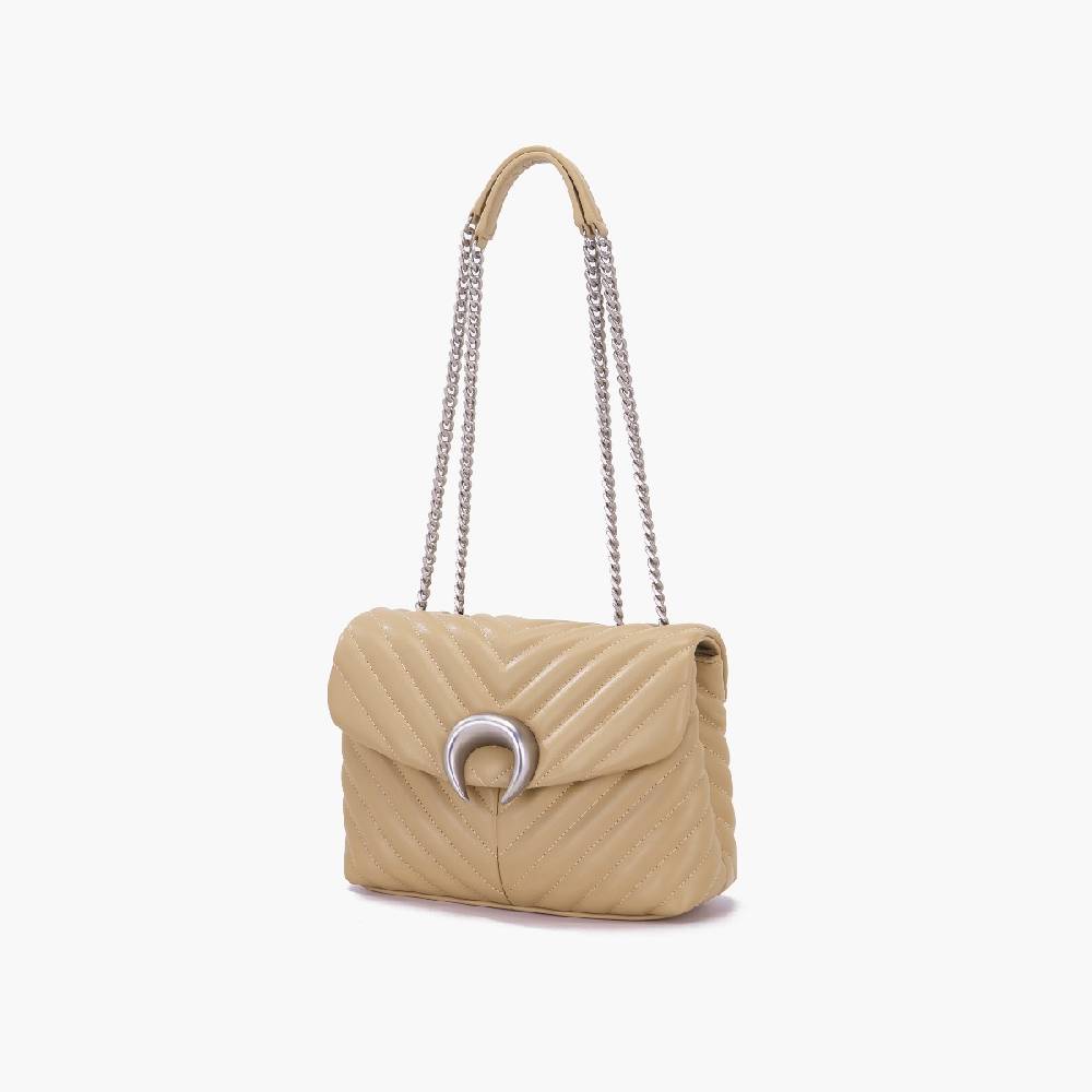 La Carrie BORSA A SPALLA MOONLIGHT TAUPE Prezzo Ridotto
