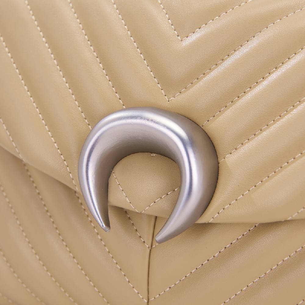 La Carrie BORSA A SPALLA MOONLIGHT TAUPE Prezzo Ridotto