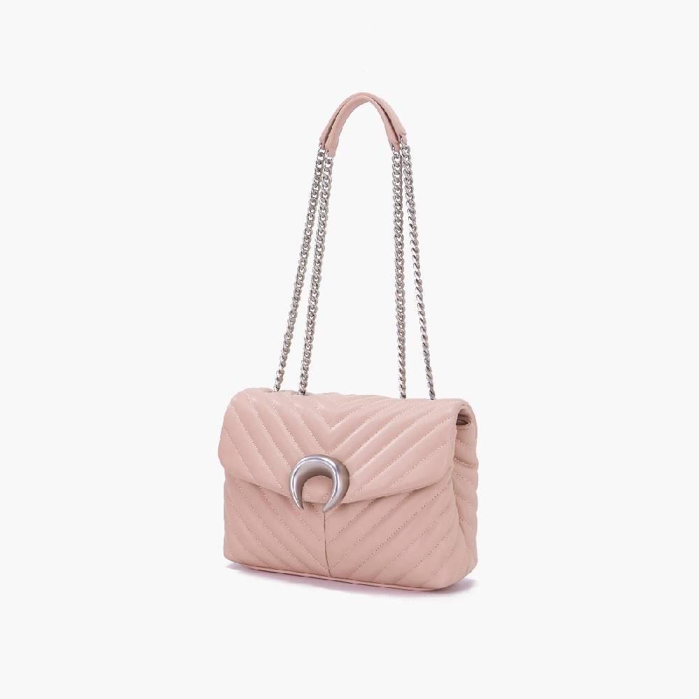 La Carrie BORSA A SPALLA MOONLIGHT PINK Sottocosto