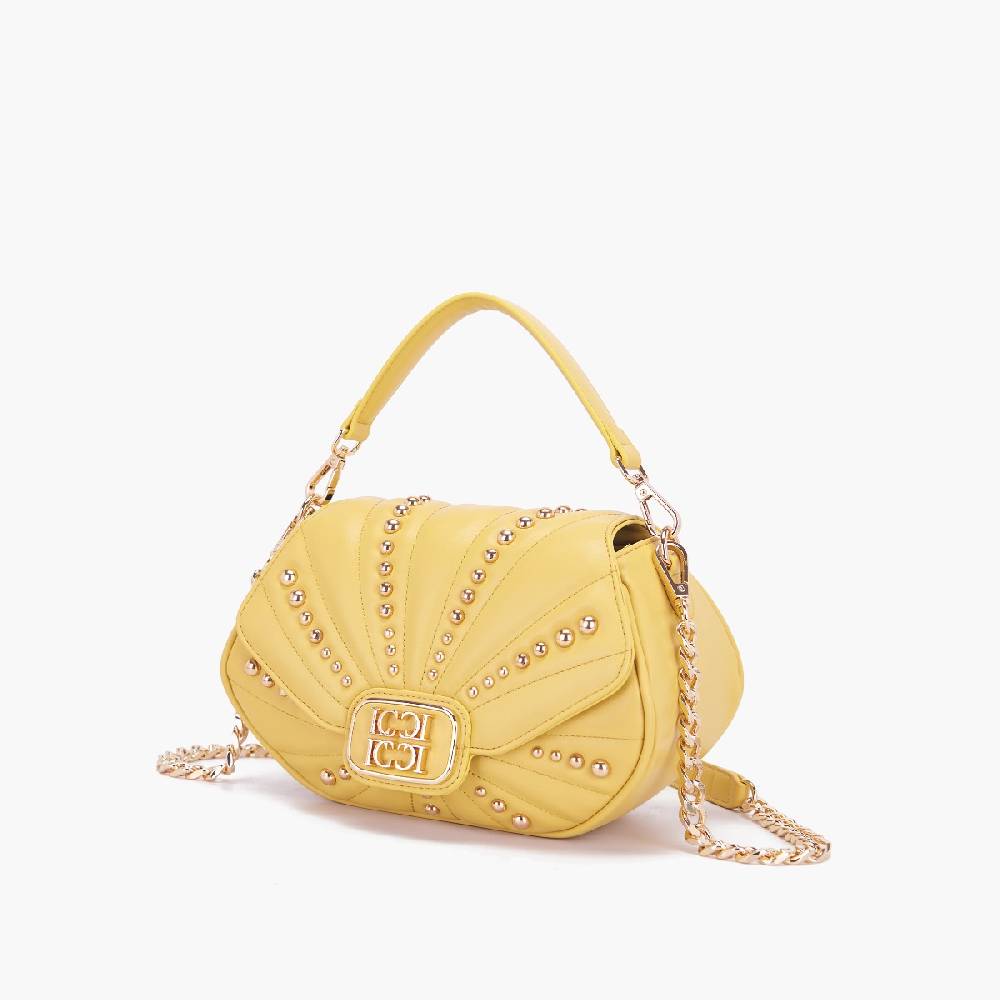 La Carrie BORSA A MANO OYSTER YELLOW Online