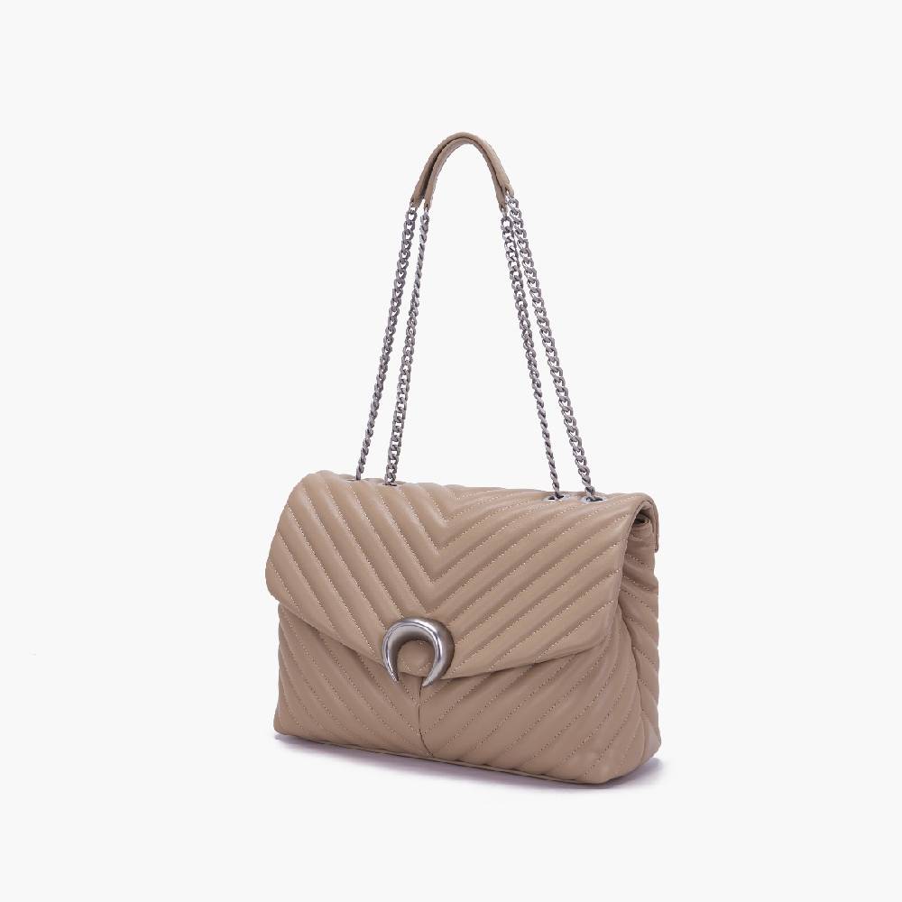 La Carrie BORSA A SPALLA MOONLIGHT TAUPE Offerte