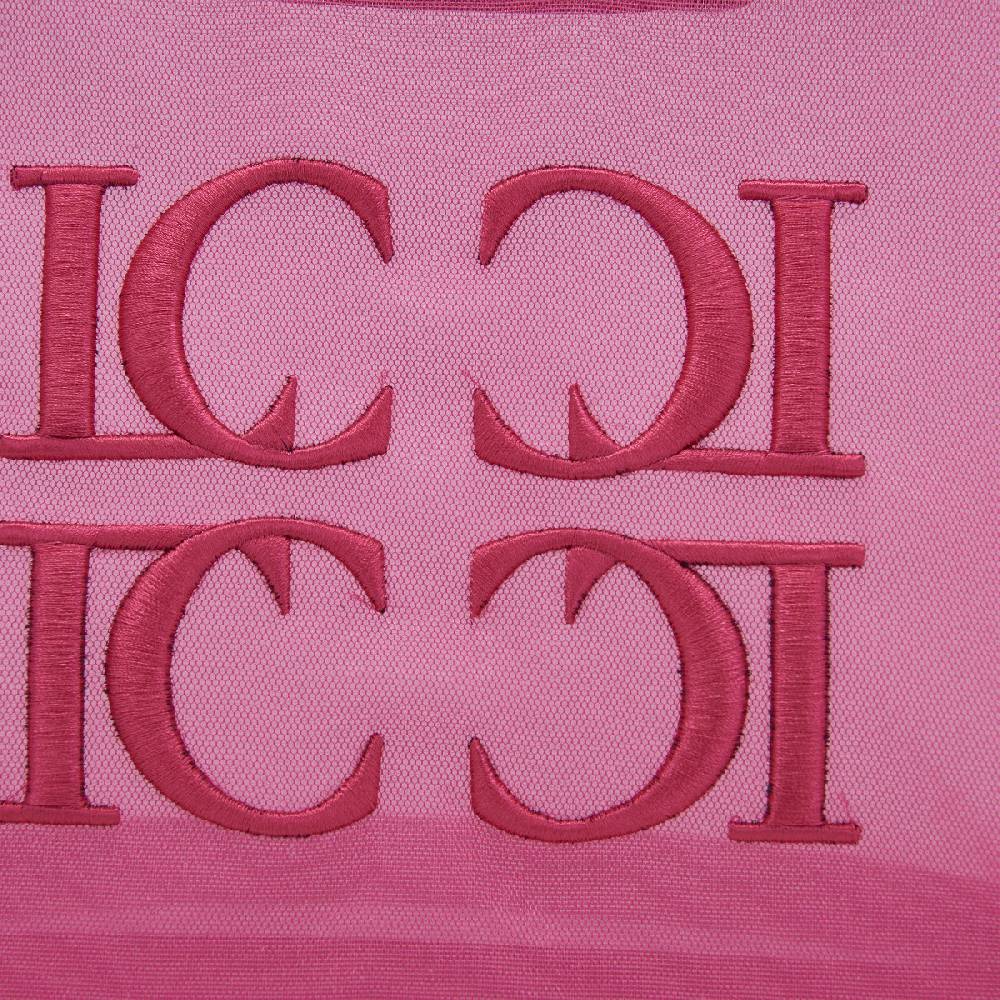 La Carrie BORSA SHOPPING SQUARE PINK Nuova