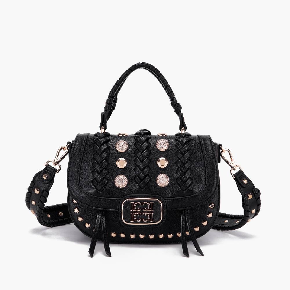La Carrie BORSA A MANO LUMINESCENCE NERA Italia