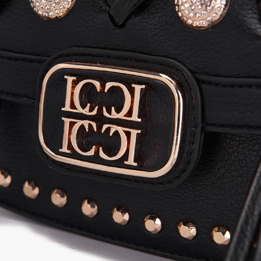 La Carrie BORSA A MANO LUMINESCENCE NERA Italia