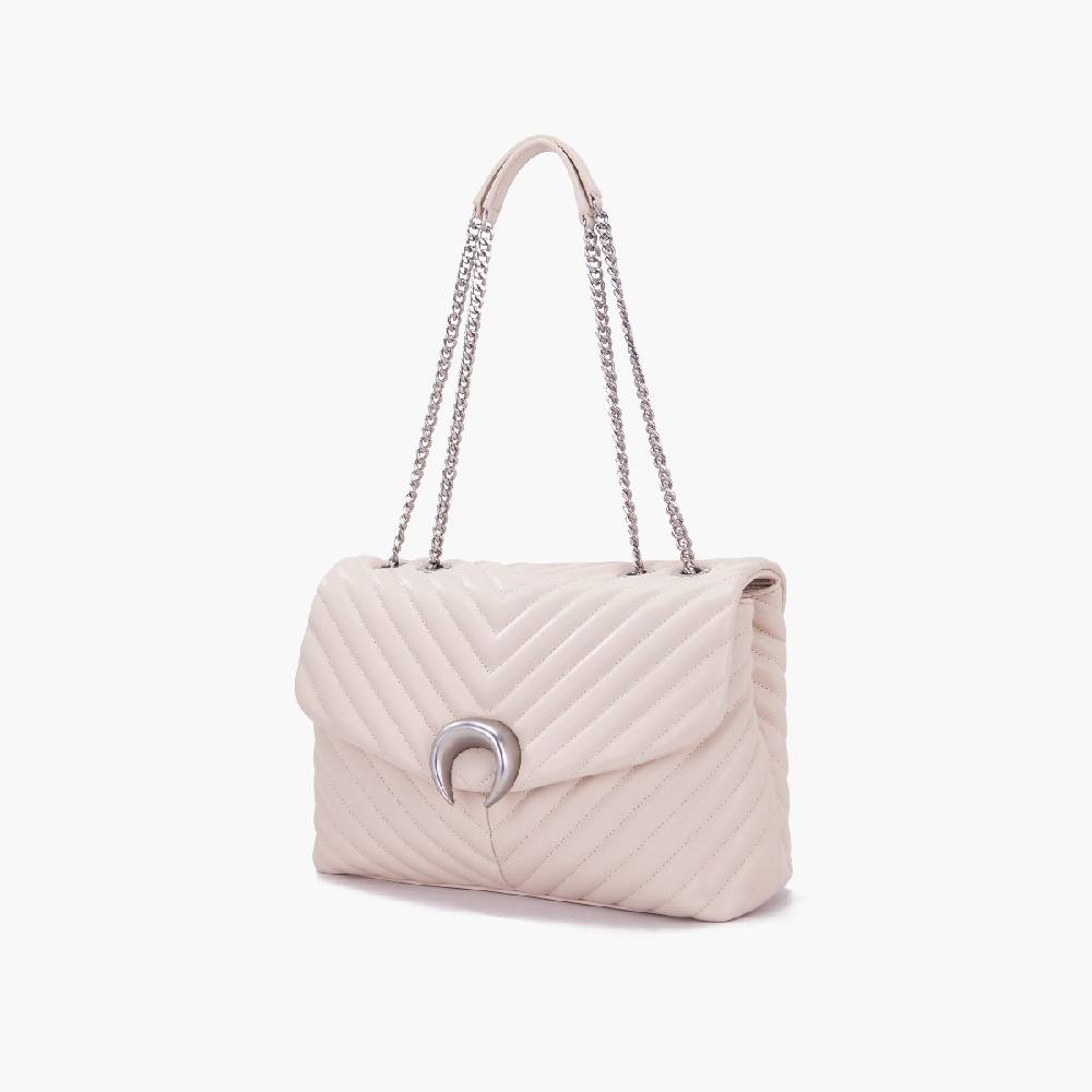 La Carrie BORSA A SPALLA MOONLIGHT IVORY In Linea