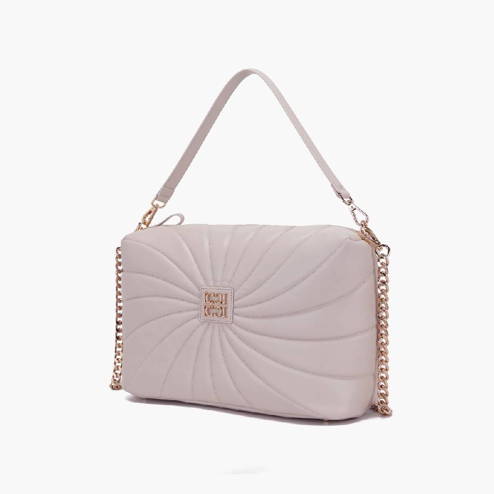 La Carrie BORSA A SPALLA OYSTER TAUPE Pezzi Unici