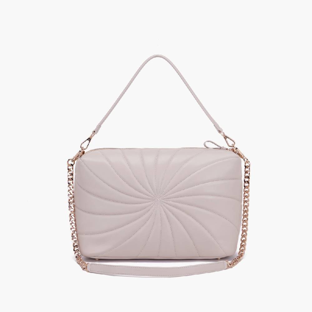La Carrie BORSA A SPALLA OYSTER TAUPE Pezzi Unici