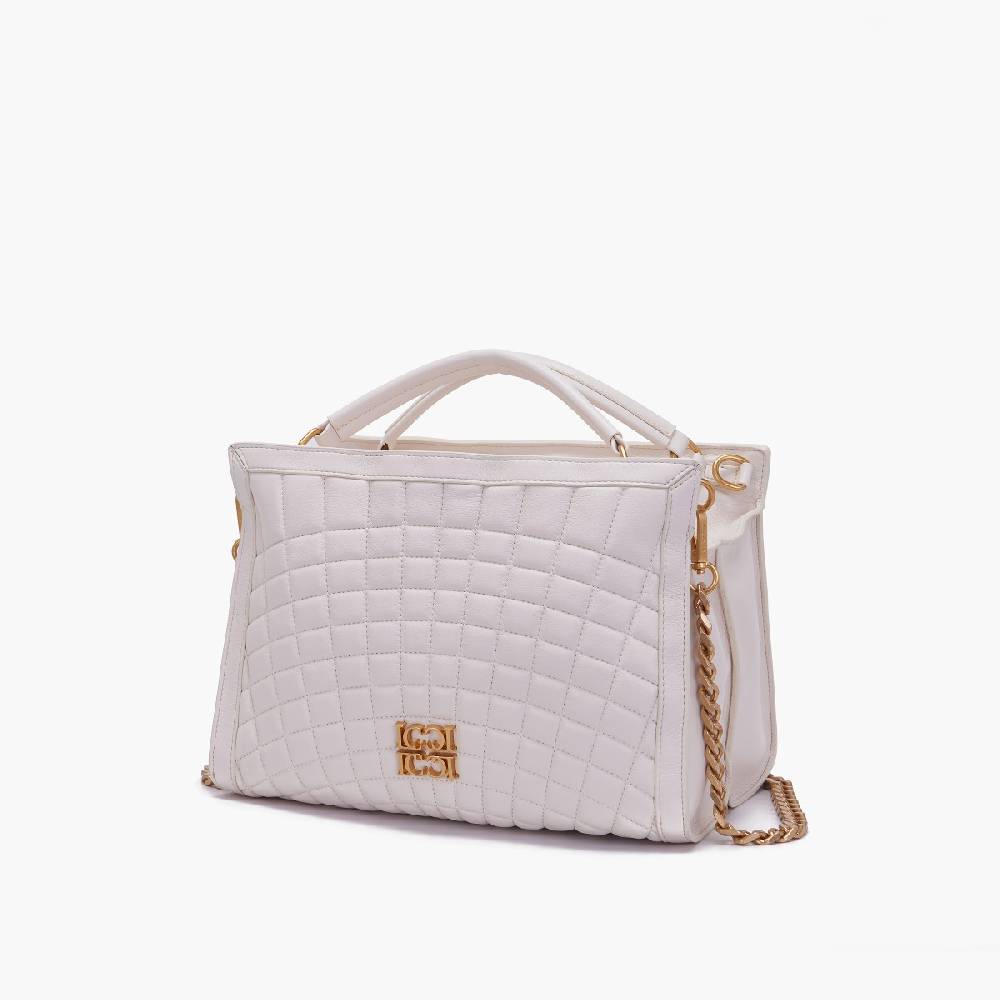 La Carrie BORSA SHOPPING MAREA IVORY Economico