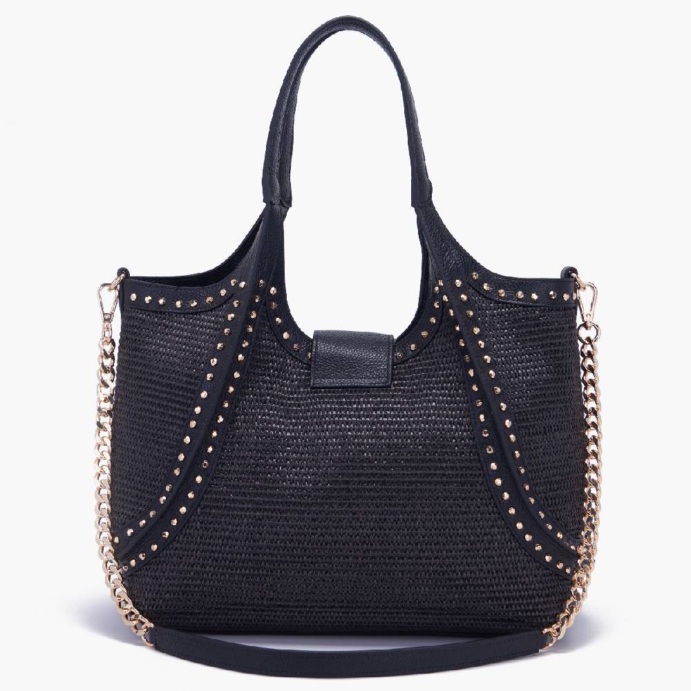 La Carrie BORSA SHOPPING ROMANTIC BLACK Saldi