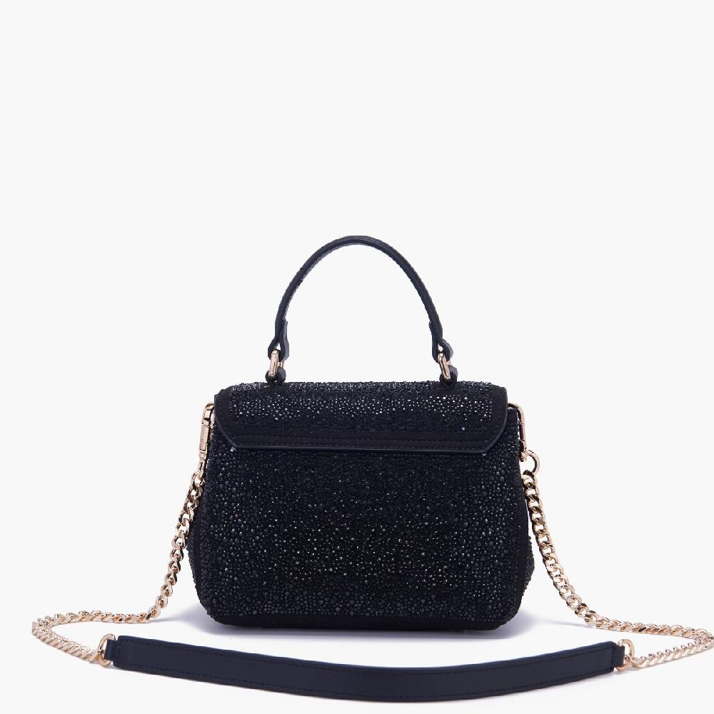 La Carrie BORSA A MANO LOGO NERA Offerte