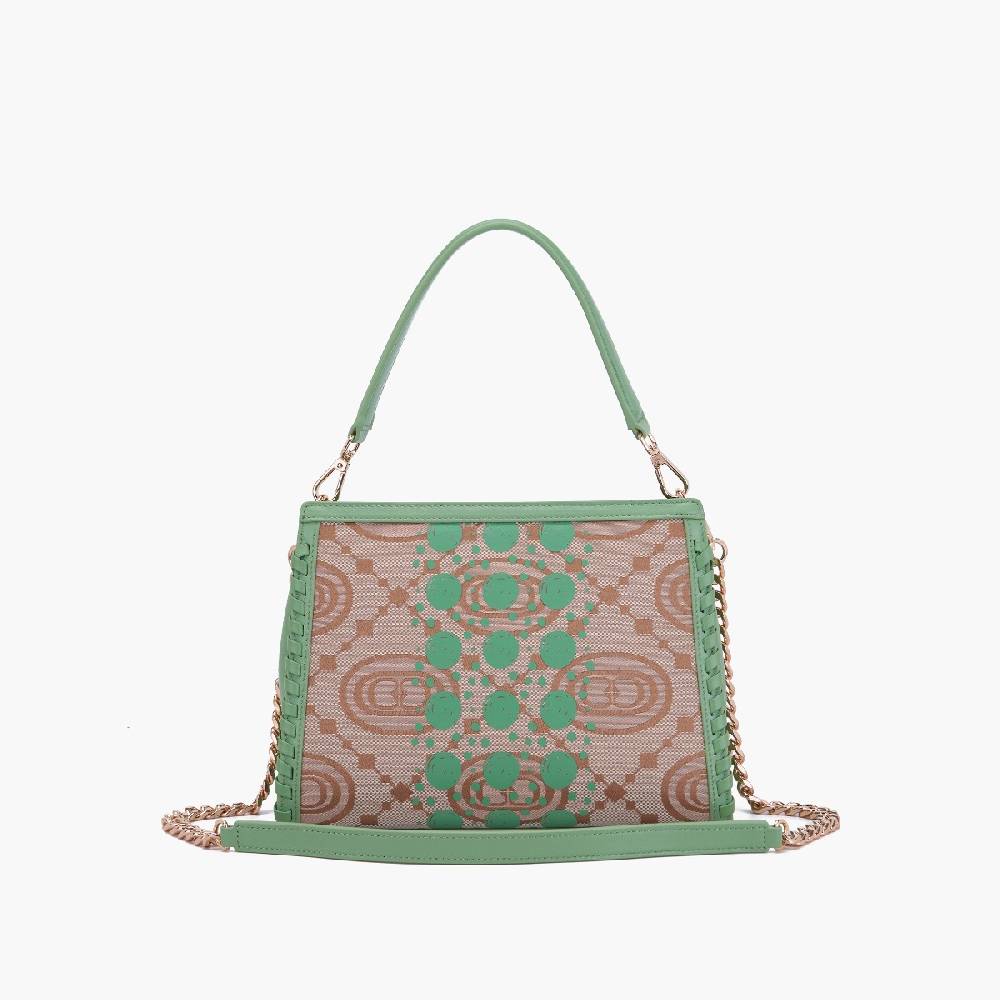 La Carrie BORSA SHOPPING MONOGRAM PISTACCHIO Vendita Economica