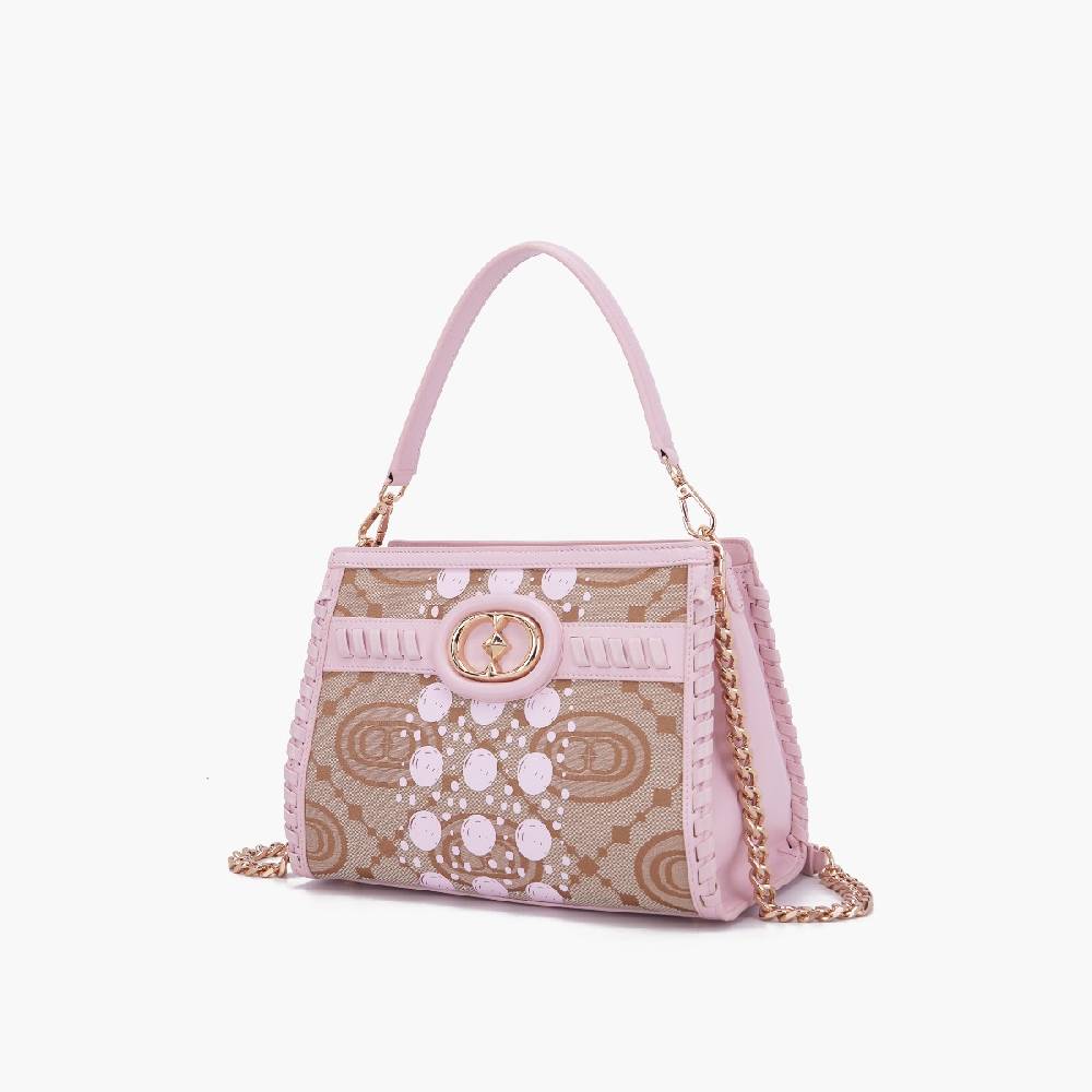 La Carrie BORSA SHOPPING MONOGRAM ROSA Saldi Di Fabbrica