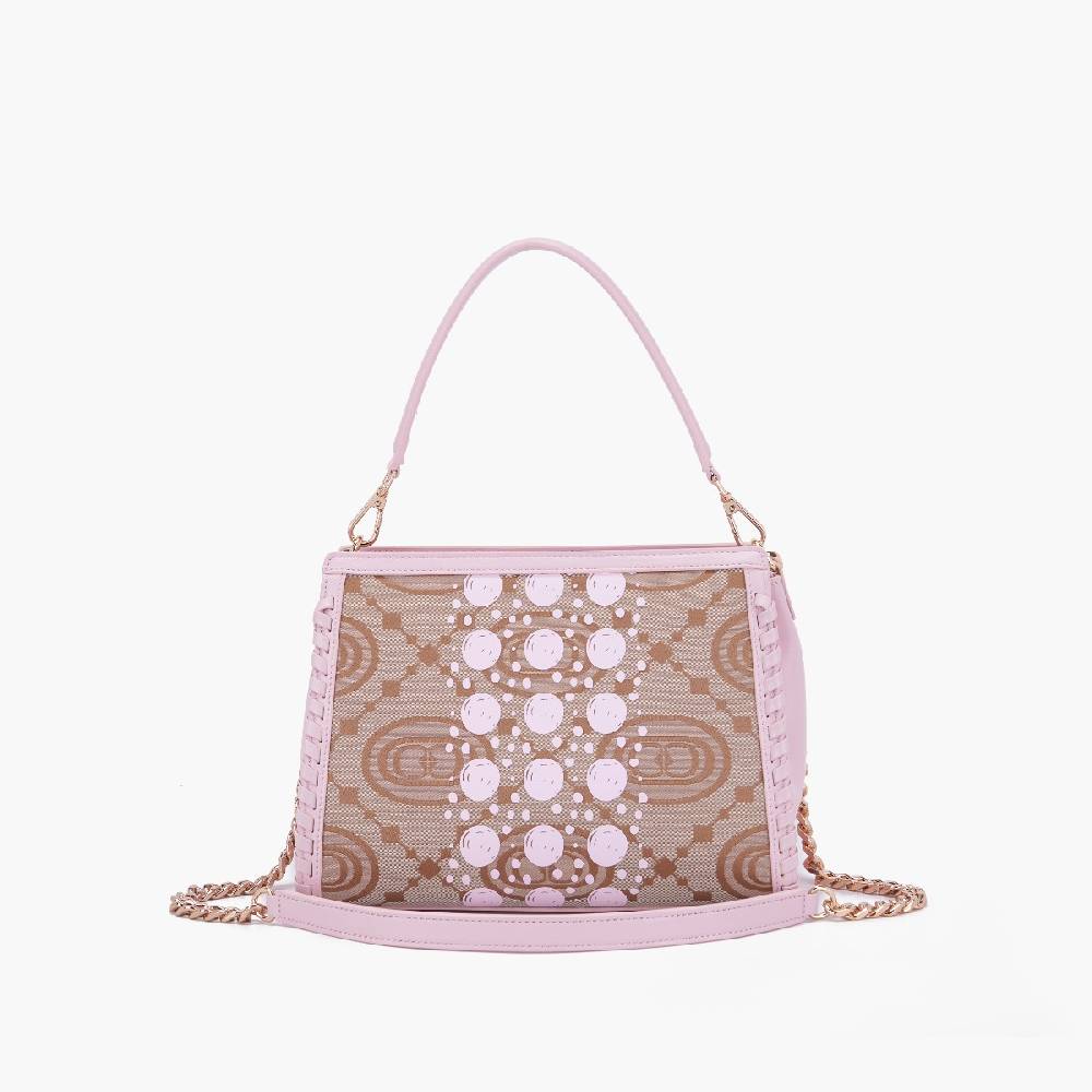 La Carrie BORSA SHOPPING MONOGRAM ROSA Saldi Di Fabbrica
