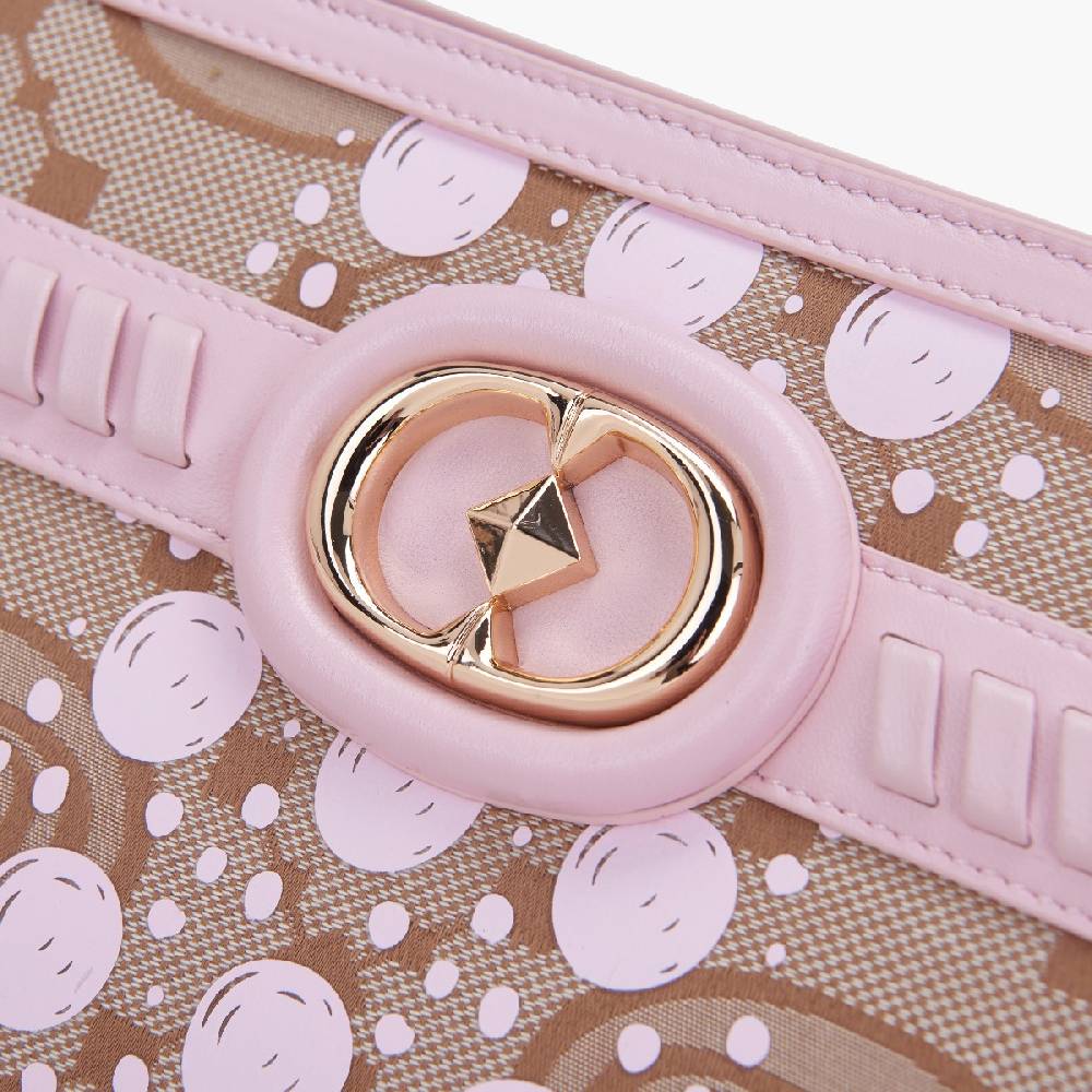 La Carrie BORSA SHOPPING MONOGRAM ROSA Saldi Di Fabbrica