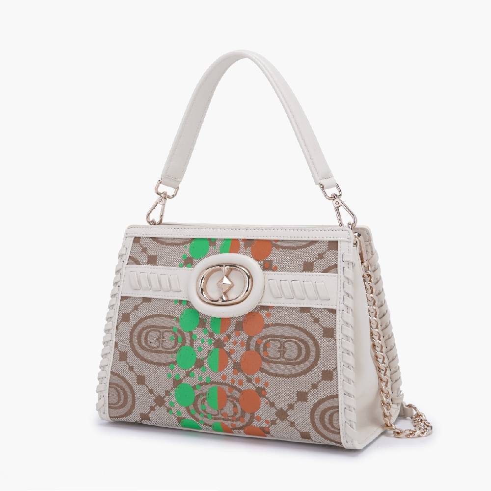 La Carrie BORSA SHOPPING MONOGRAM IVORY I Più Venduti