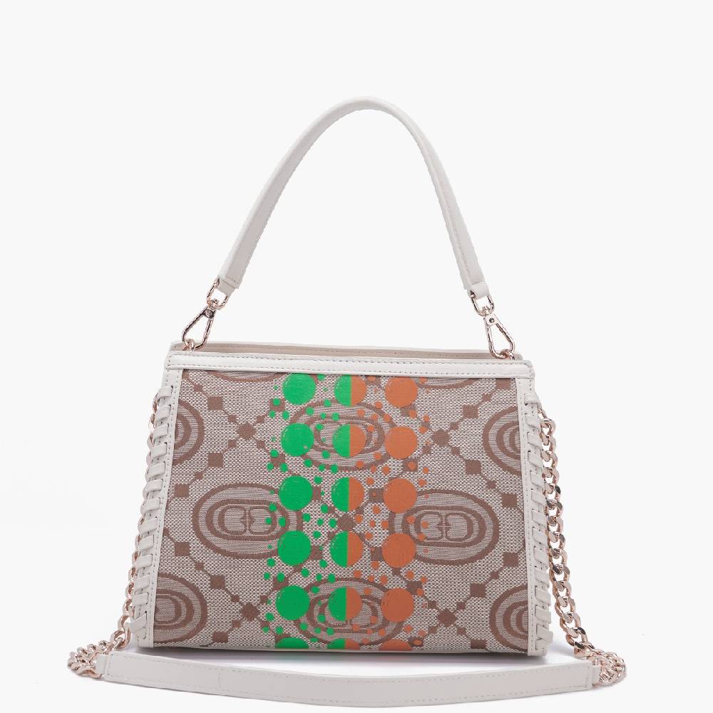 La Carrie BORSA SHOPPING MONOGRAM IVORY I Più Venduti