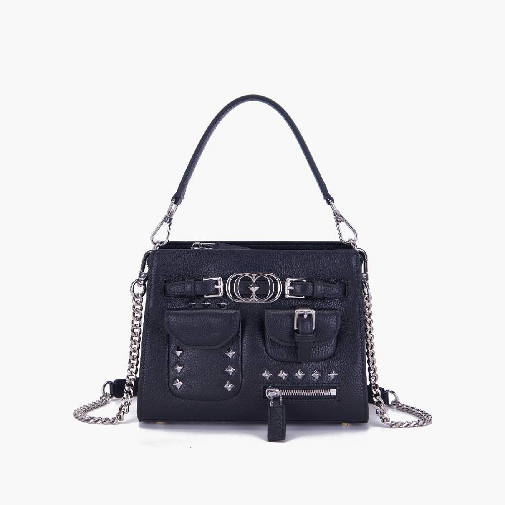 La Carrie BORSA SHOPPING ROCK NERA Nuova