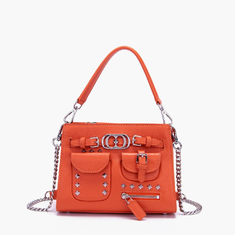 La Carrie BORSA SHOPPING ROCK ARANCIONE Moda