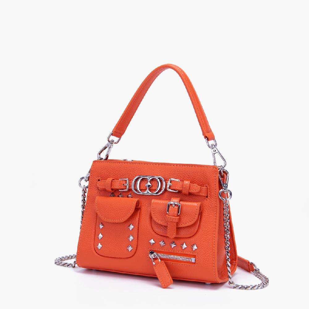 La Carrie BORSA SHOPPING ROCK ARANCIONE Moda