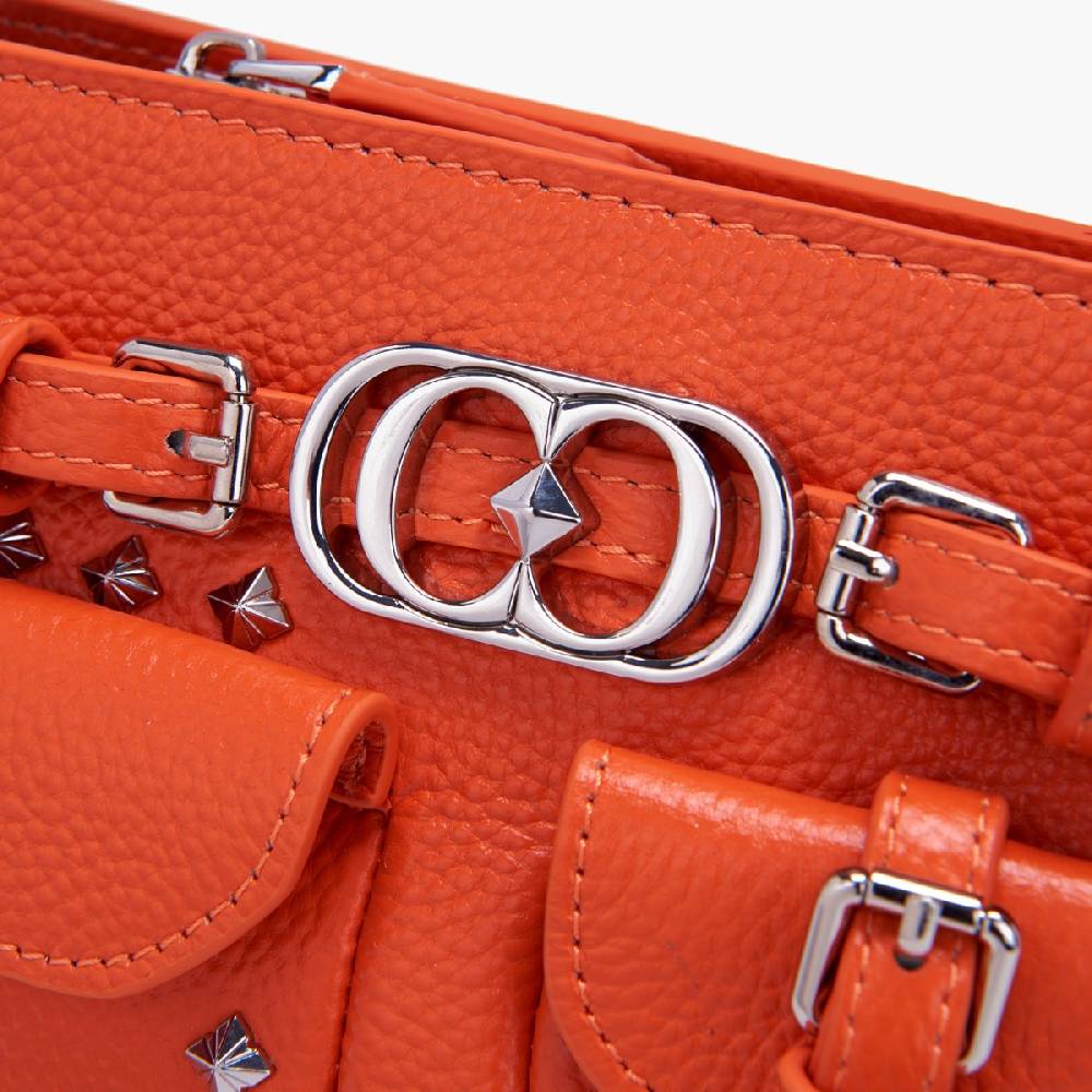 La Carrie BORSA SHOPPING ROCK ARANCIONE Moda