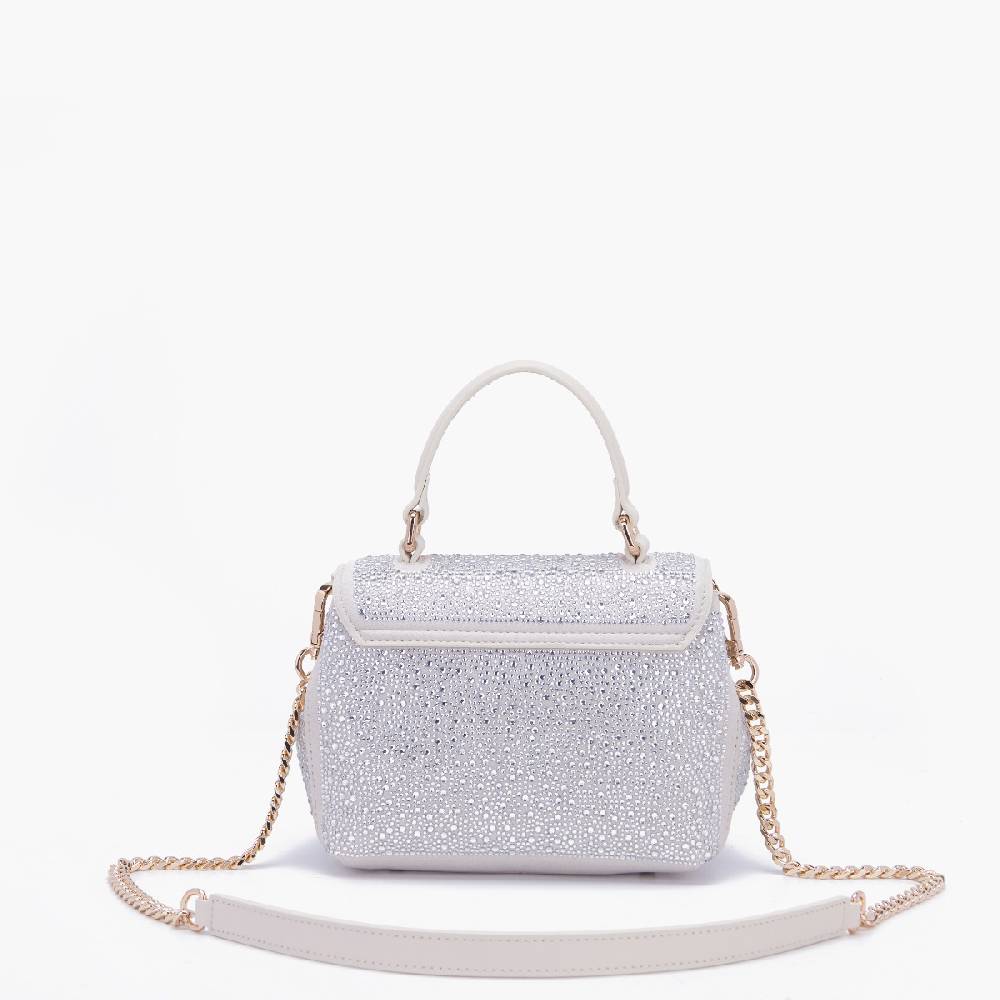 La Carrie BORSA A MANO LOGO IVORY Italy