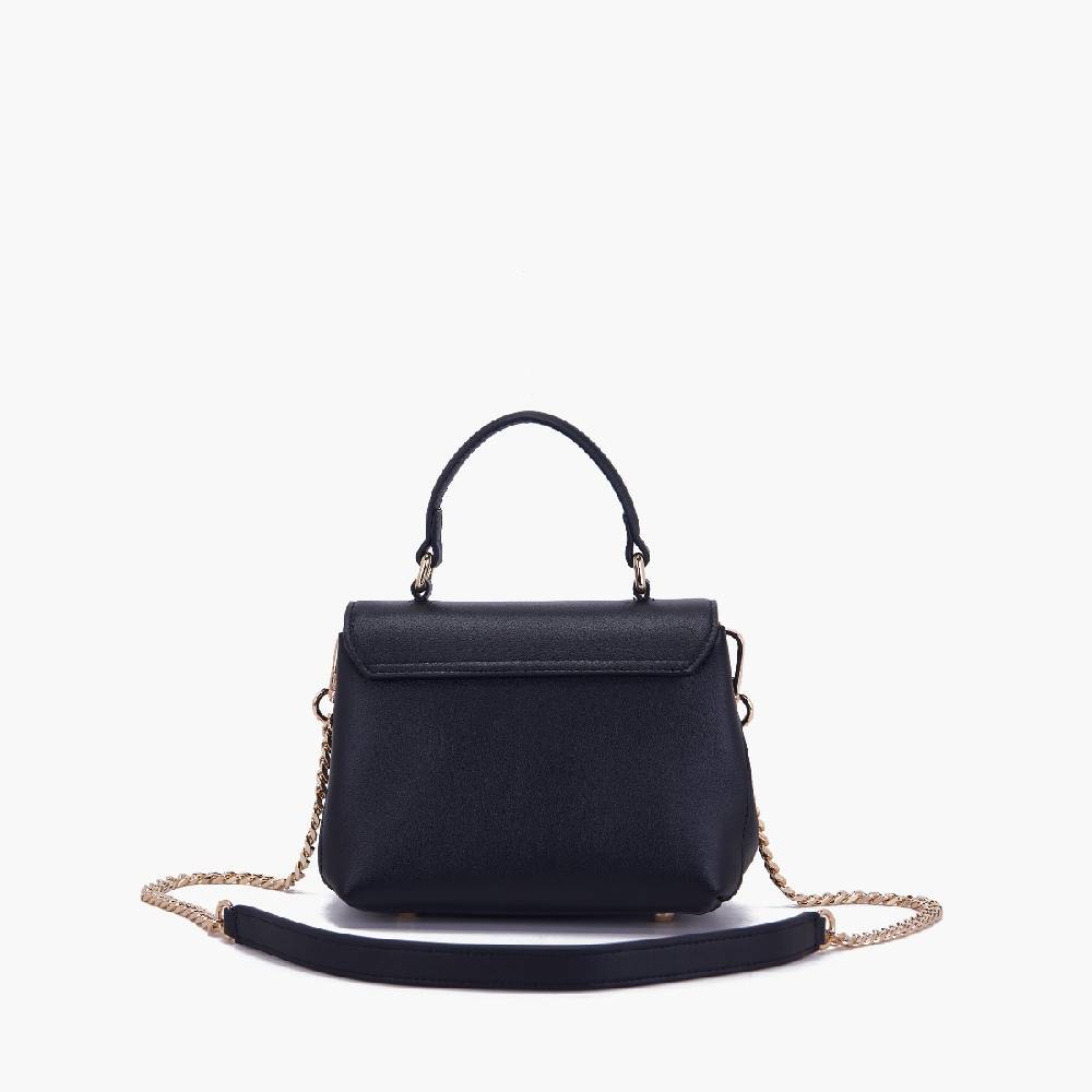 La Carrie BORSA A MANO LOGO nera Italia