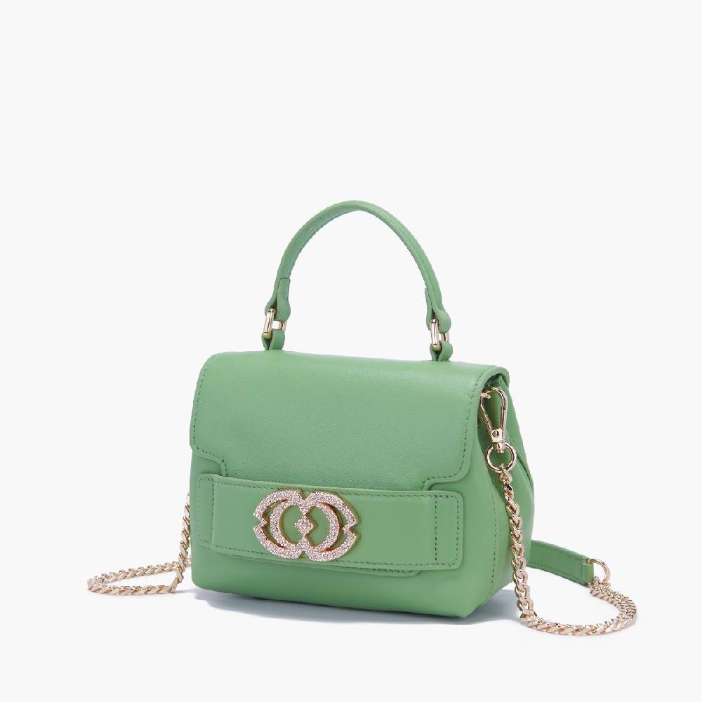 La Carrie BORSA A MANO LOGO PISTACCHIO In Linea