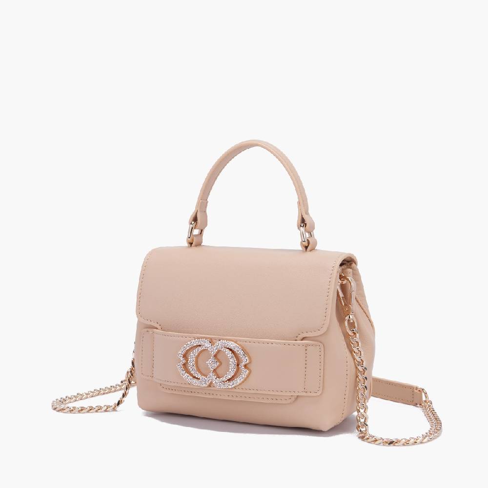 La Carrie BORSA A MANO LOGO CAPPUCCINO Qualità