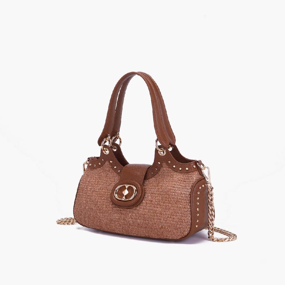 La Carrie BORSA A MANO ROMANTIC BRANDY Spedizione Gratuita