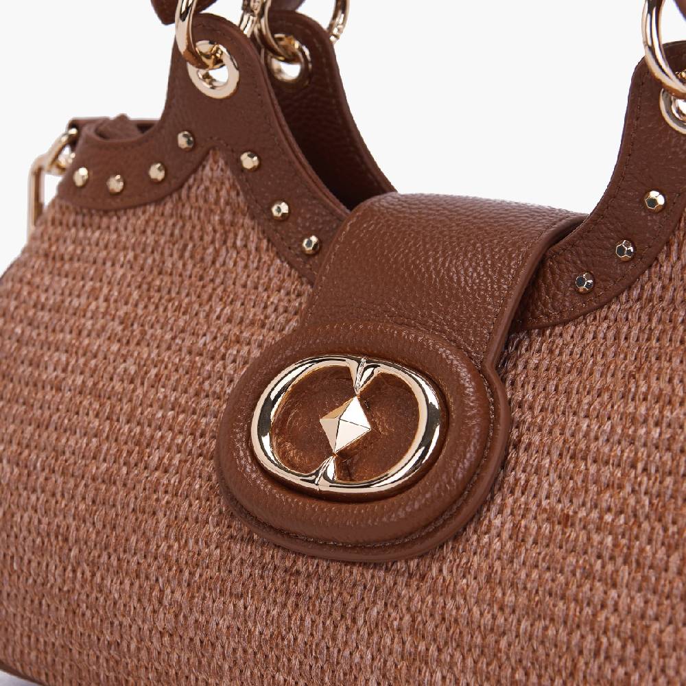 La Carrie BORSA A MANO ROMANTIC BRANDY Spedizione Gratuita